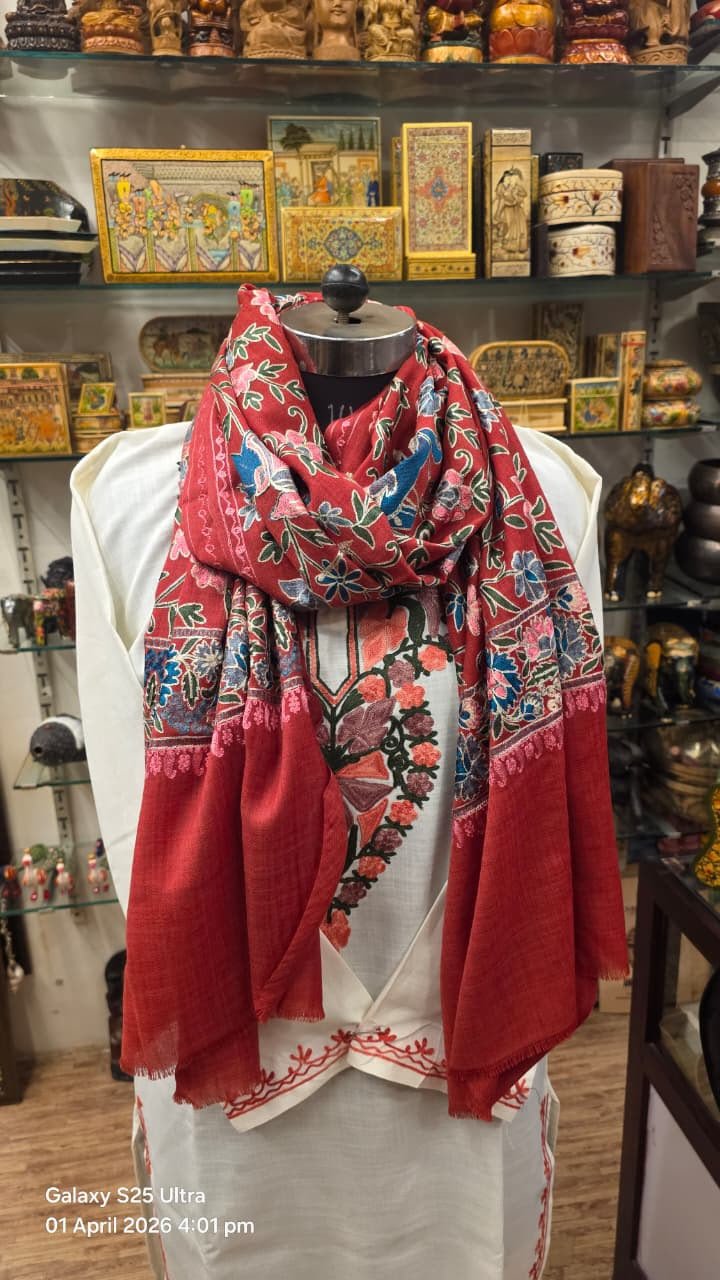 Royal Kashmir Pashmina Scarf (Style 2)
